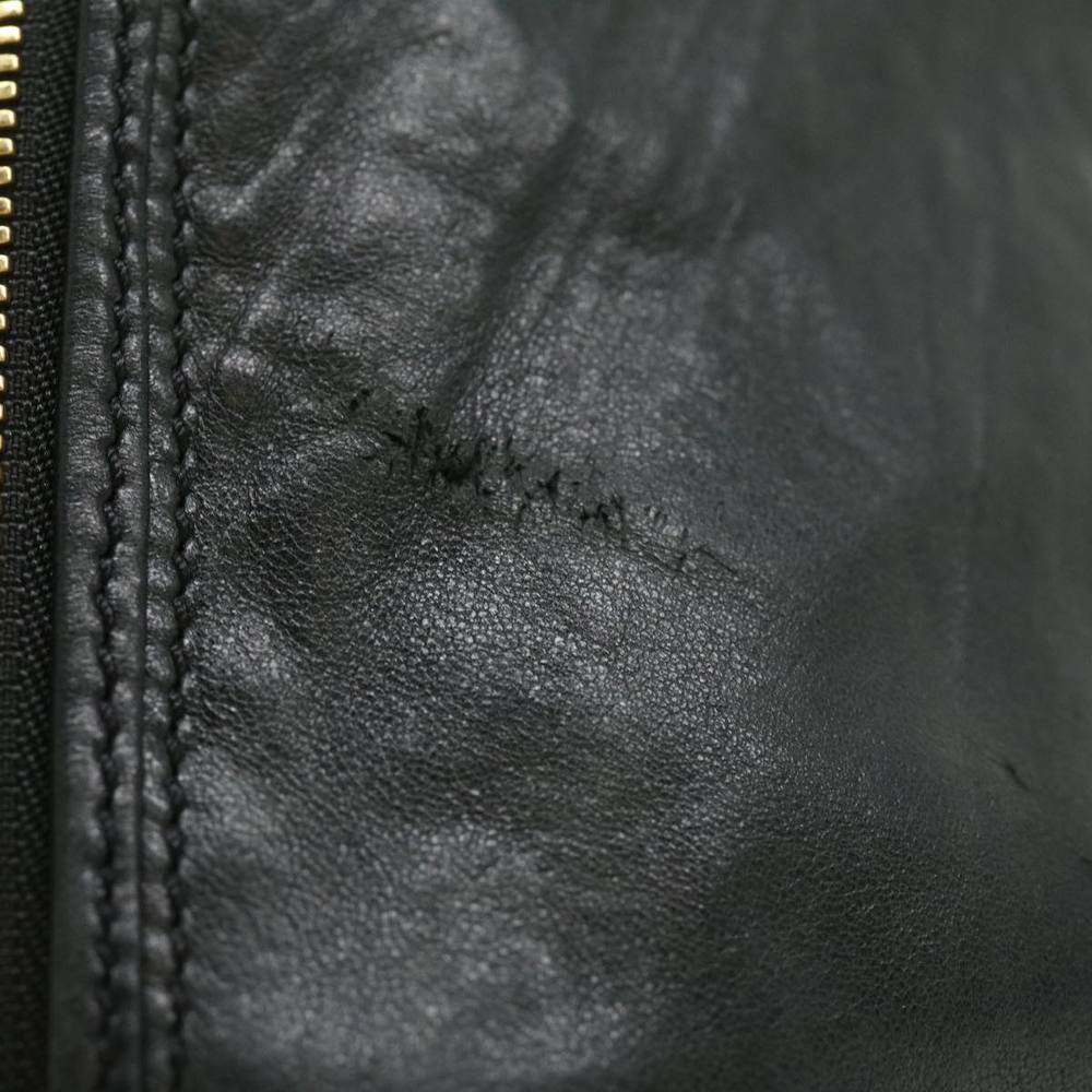FENDI Tote Bag Leather Black Auth bs1443 - Picture 5 of 10